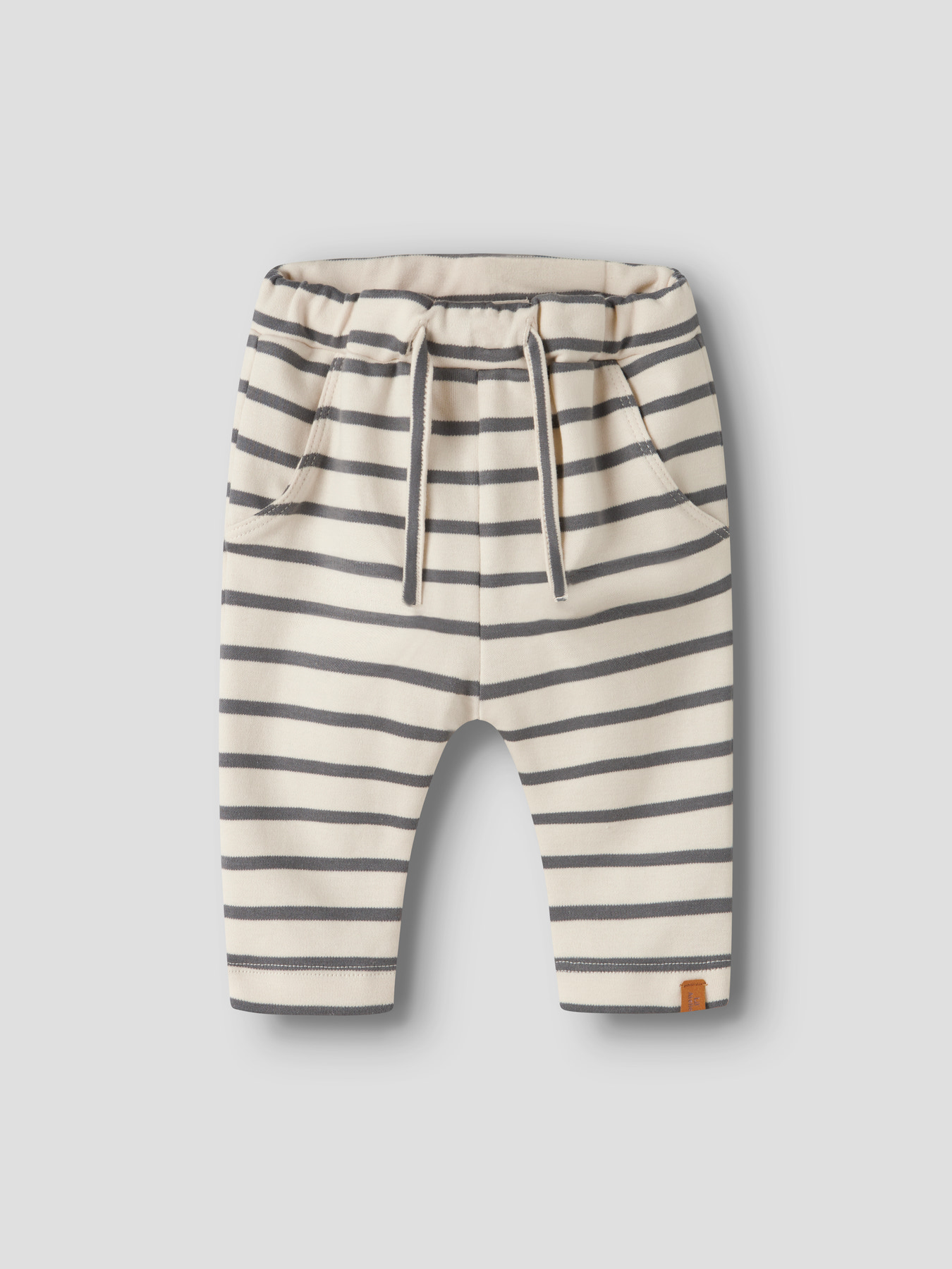 NBMLIMIA LIN LOOSE PANT LIL Turtledove POPPY SEED - 2
