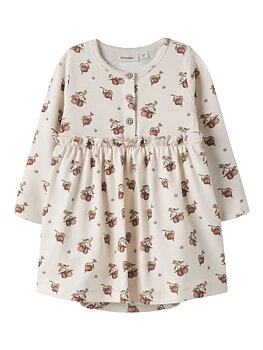 NBFGAYO KIN LS BODY DRESS LIL Turtledove APPLE
