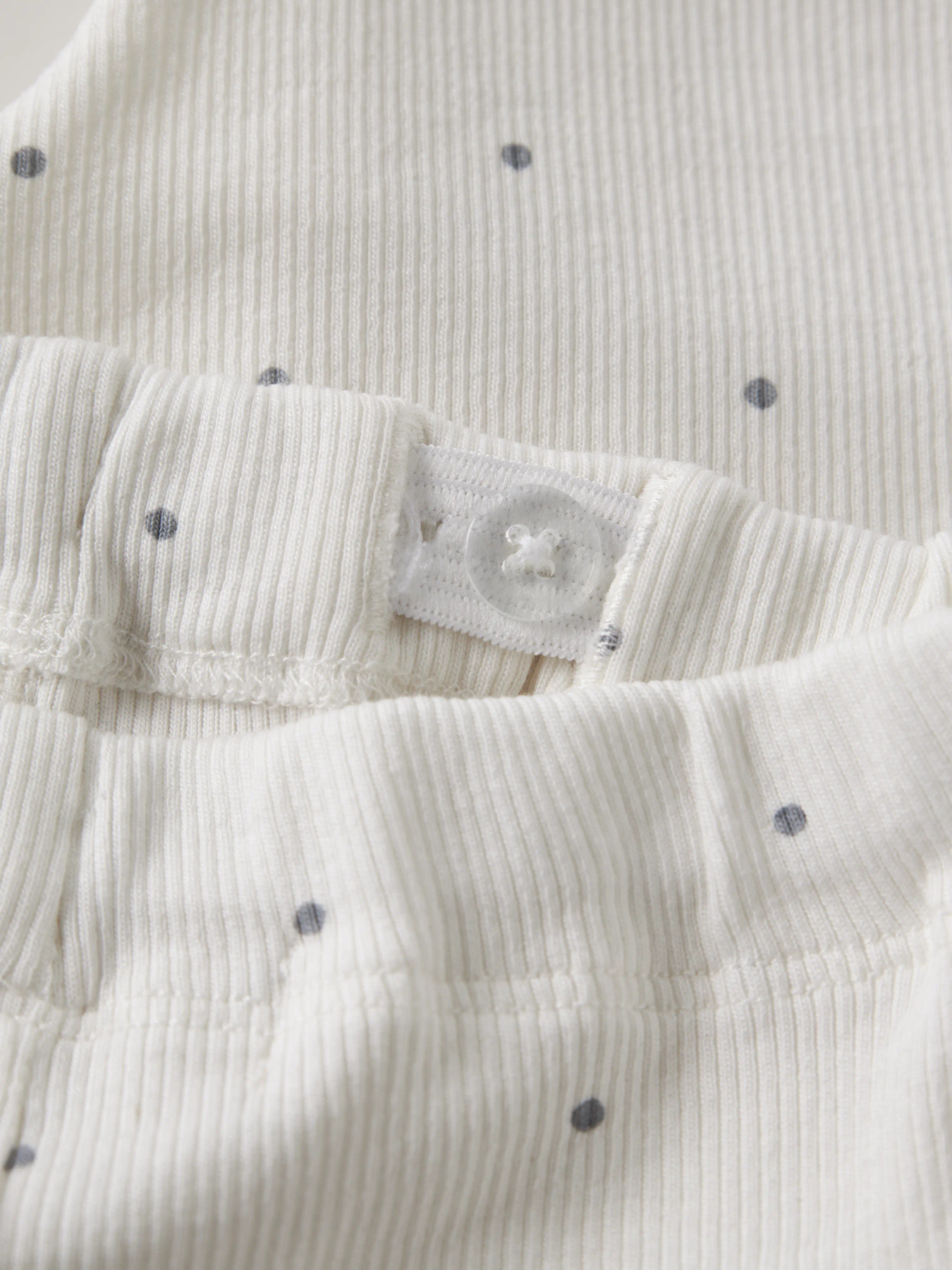 NBMGAGO KEM LOOSE PANT LIL NOOS Coconut Milk SLEET DOT - 3