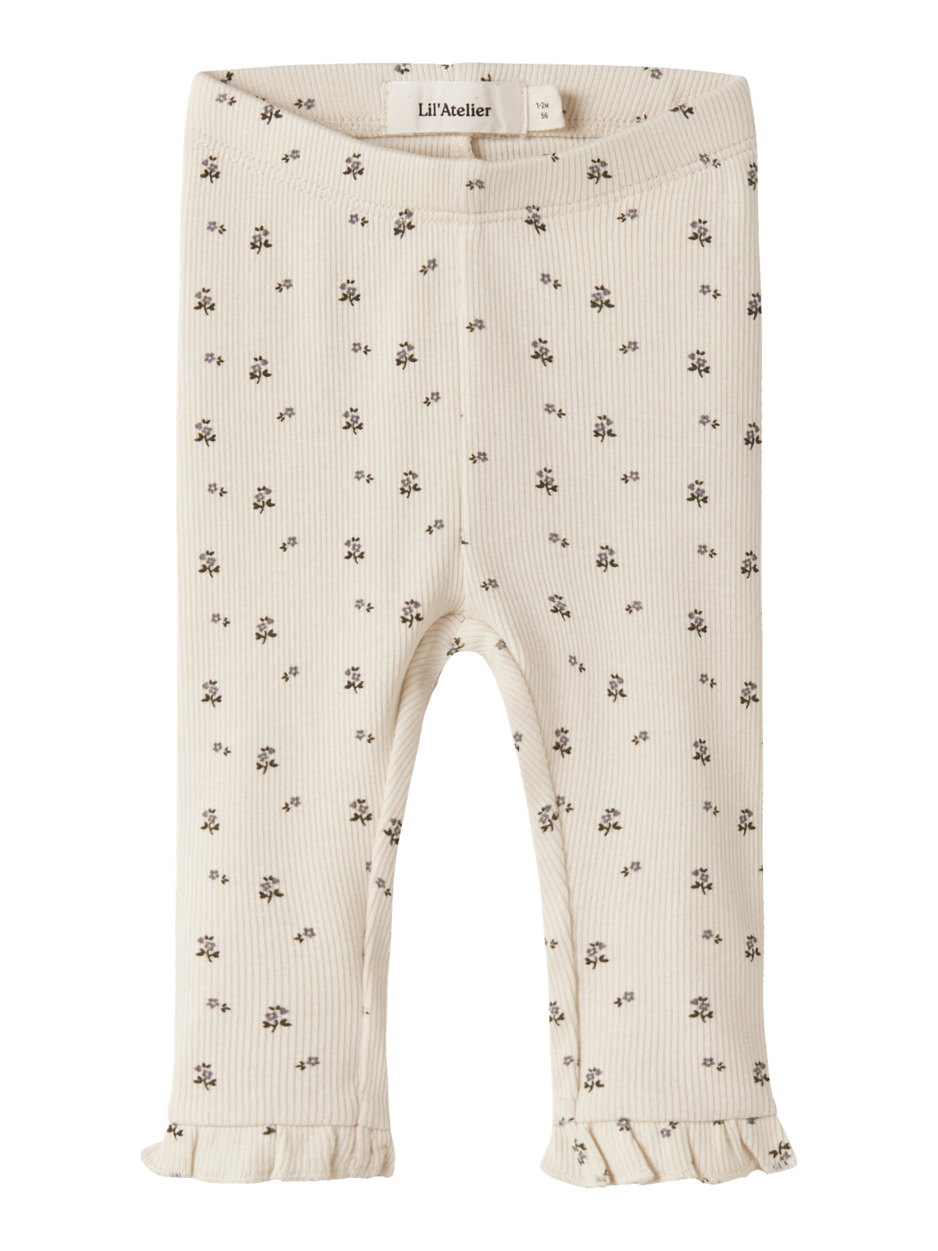 NBFLAGO MER SLIM LEGGINGS LIL Turtledove BLUE FLOWER