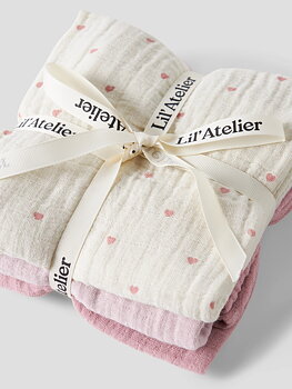 NBNISLEYS 3PACK NAPPIES LIL NOOS Turtledove HUSHED VIOLET/ZEPHYR