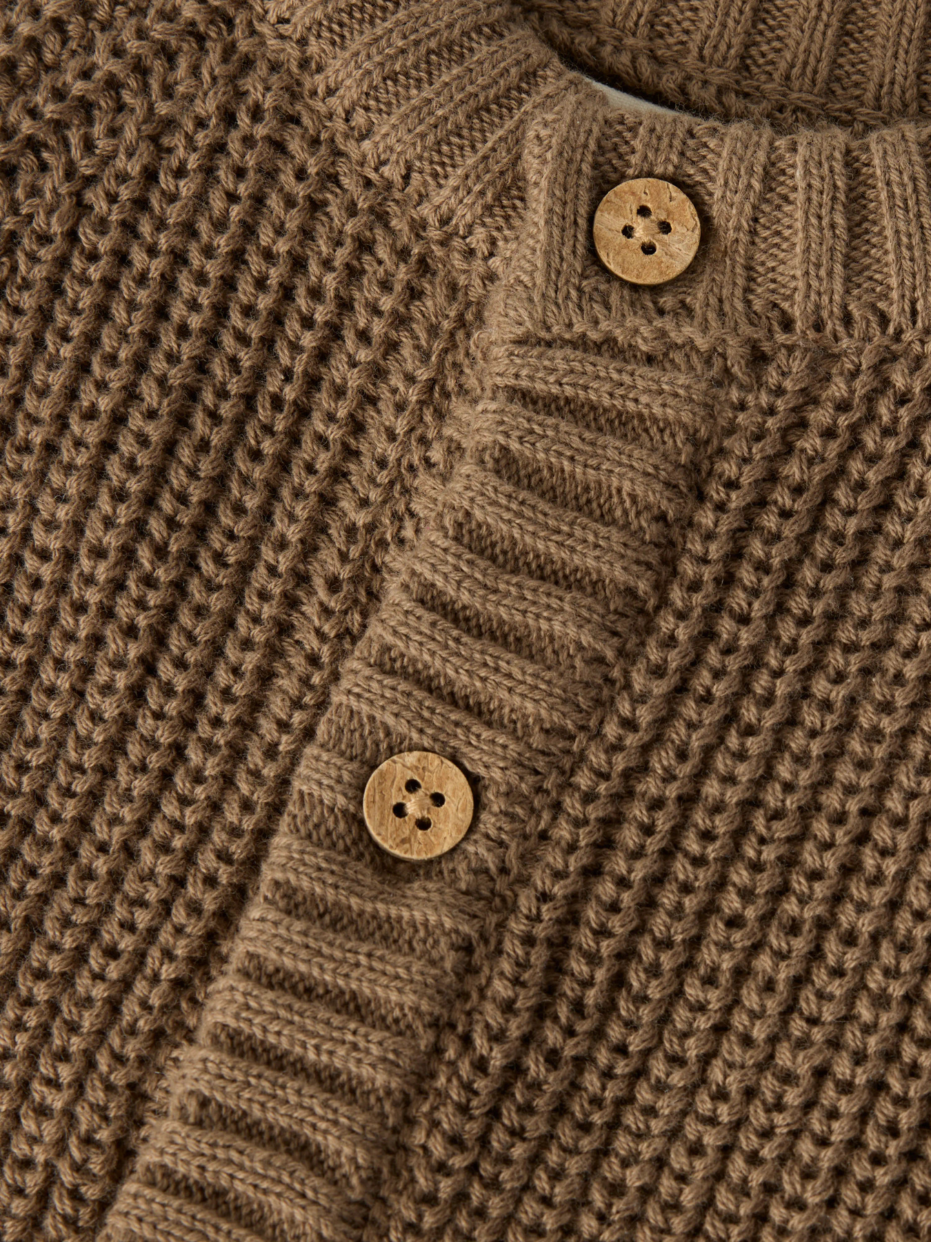 NBNEMLEN LS KNIT CARD LIL NOOS Shitake - 4