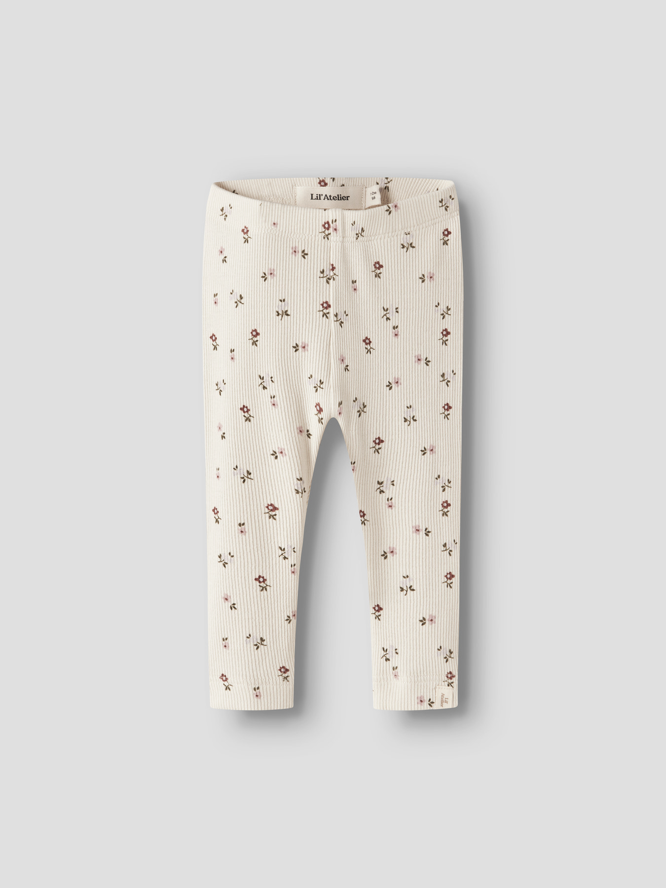 NBFGAGO SLIM LEGGING LIL NOOS Turtledove FLORAL - 2