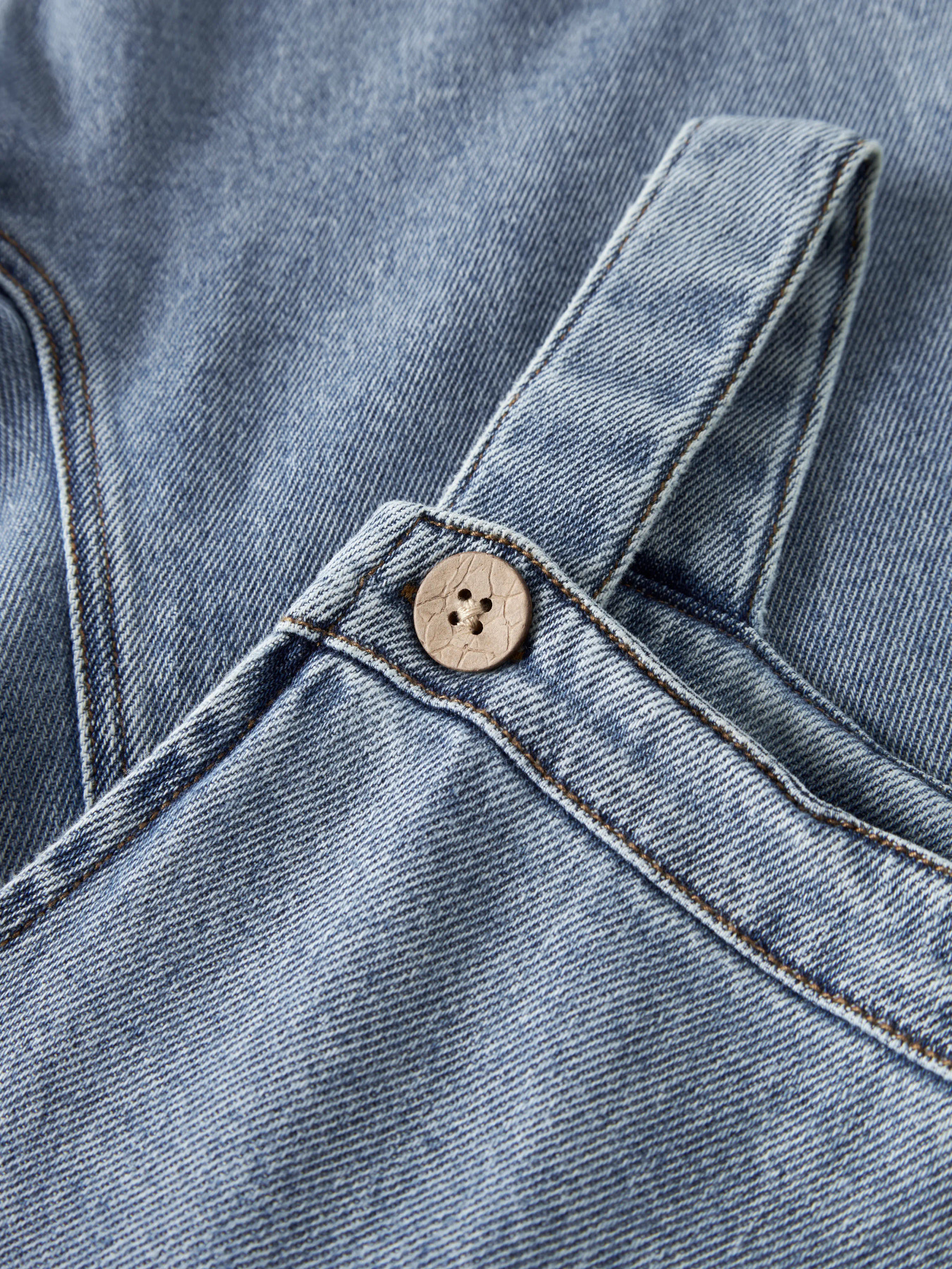 NMMKAROLE LOOSE DNM OVERALL 2433-CJ LIL Medium Blue Denim - 4