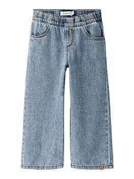 NMNKAROLE SIM WIDE JEANS 2433-CJ LIL Medium Blue Denim