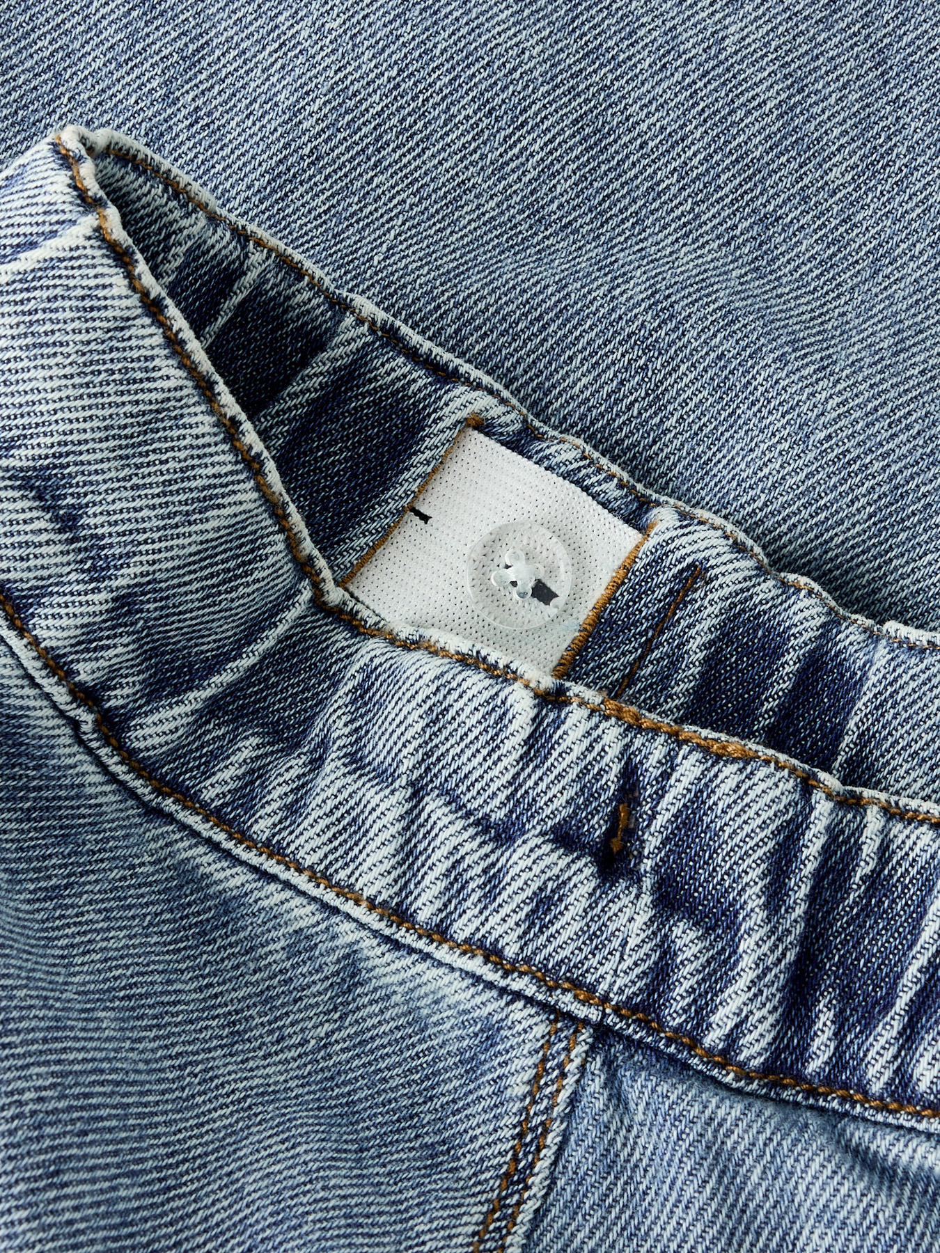 NMNKAROLE SIM WIDE JEANS 2433-CJ LIL Medium Blue Denim - 4