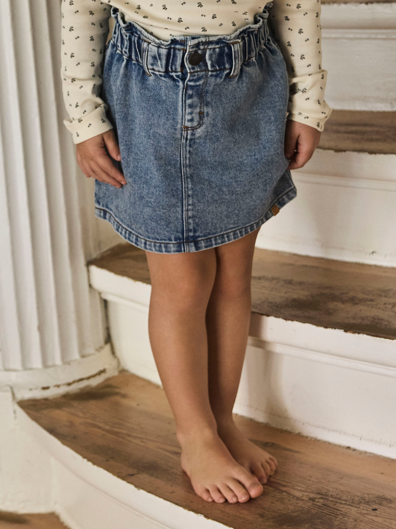 NMFKAROLE DNM SKIRT 2433-CJ LIL Medium Blue Denim - 5