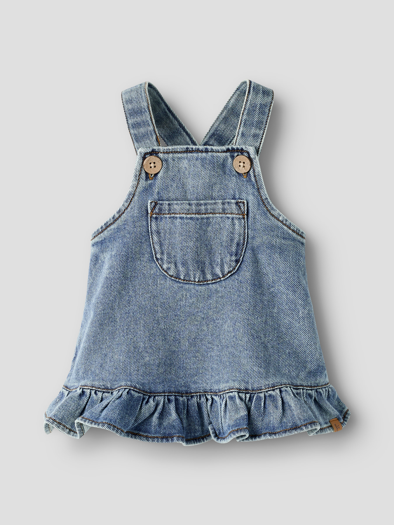 NBFKAROLE DNM SKIRTALL 2433-CJ LIL Medium Blue Denim - 2