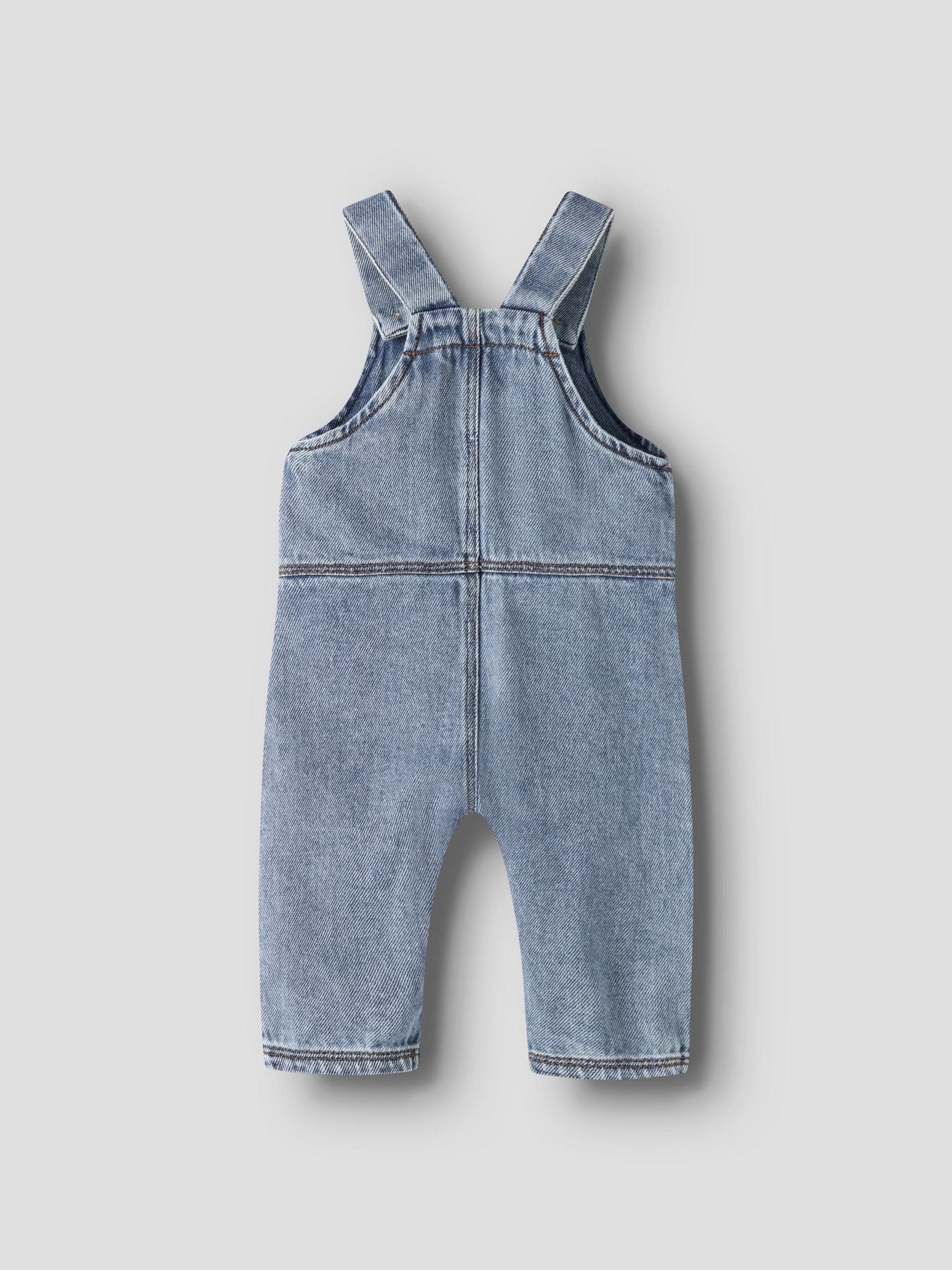 NBMKAROLE LOOSE DNM OVERALL 2433-CJ LIL Medium Blue Denim - 3