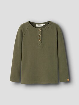 NMMLUNO LS SLIM TOP LIL Winter Moss