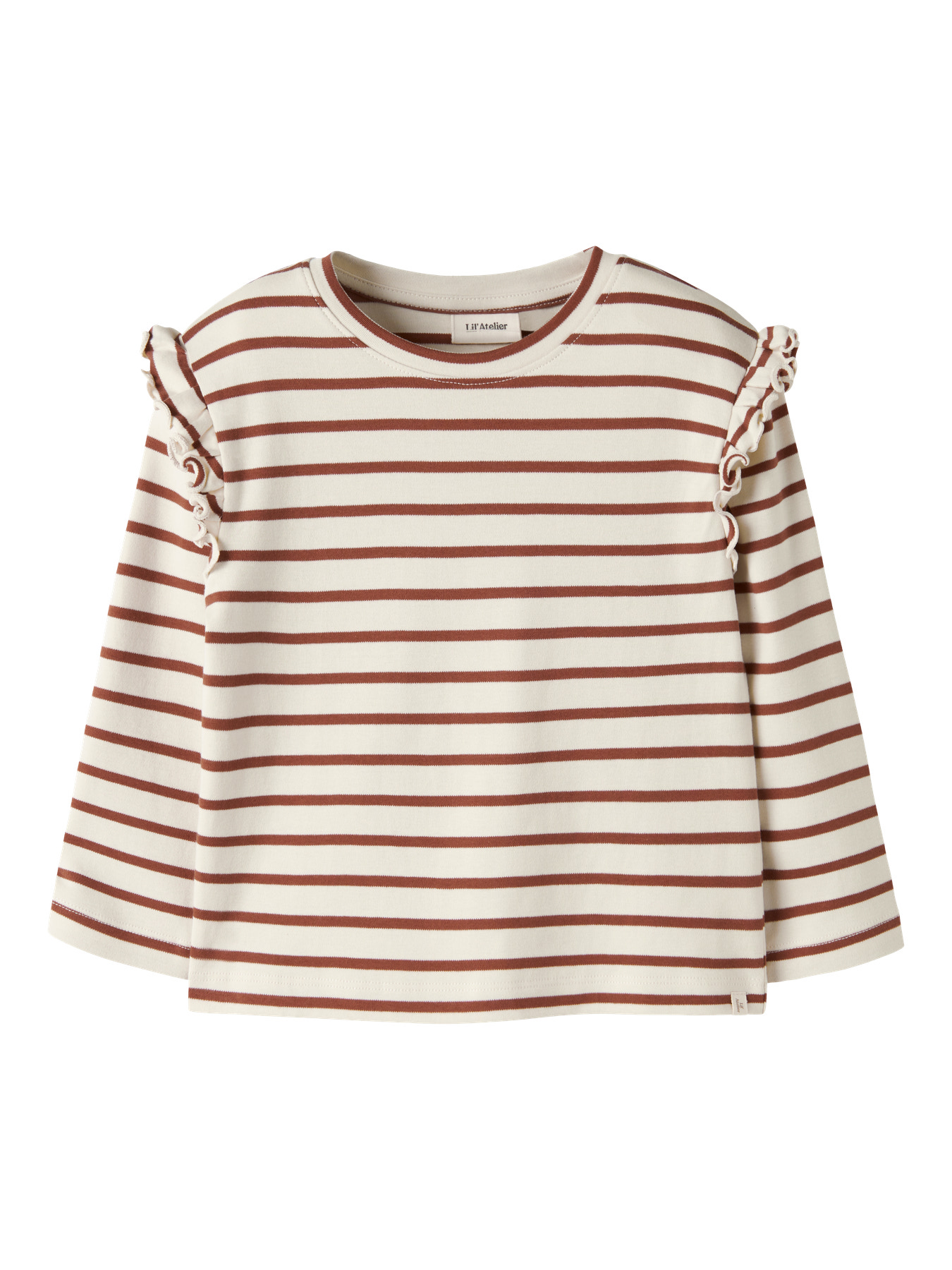 NMFLIMIA MIA LS LOOSE TOP LIL Turtledove MAPLE SYRUP