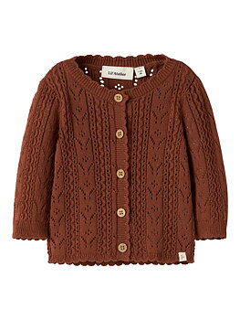 NBFKAJSA KAS LS KNIT CARD LIL Maple Syrup