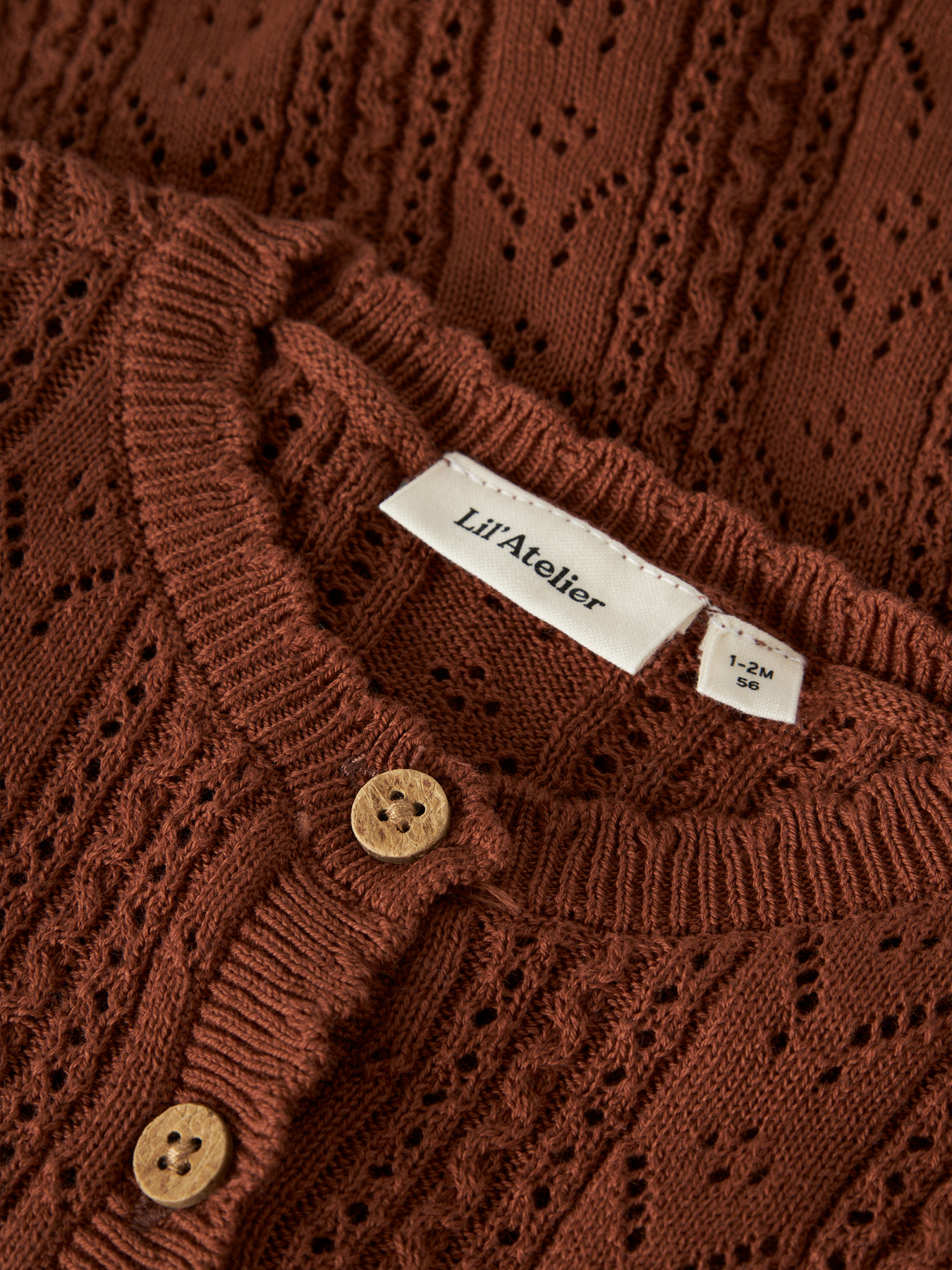 NBFKAJSA KAS LS KNIT CARD LIL Maple Syrup - 4