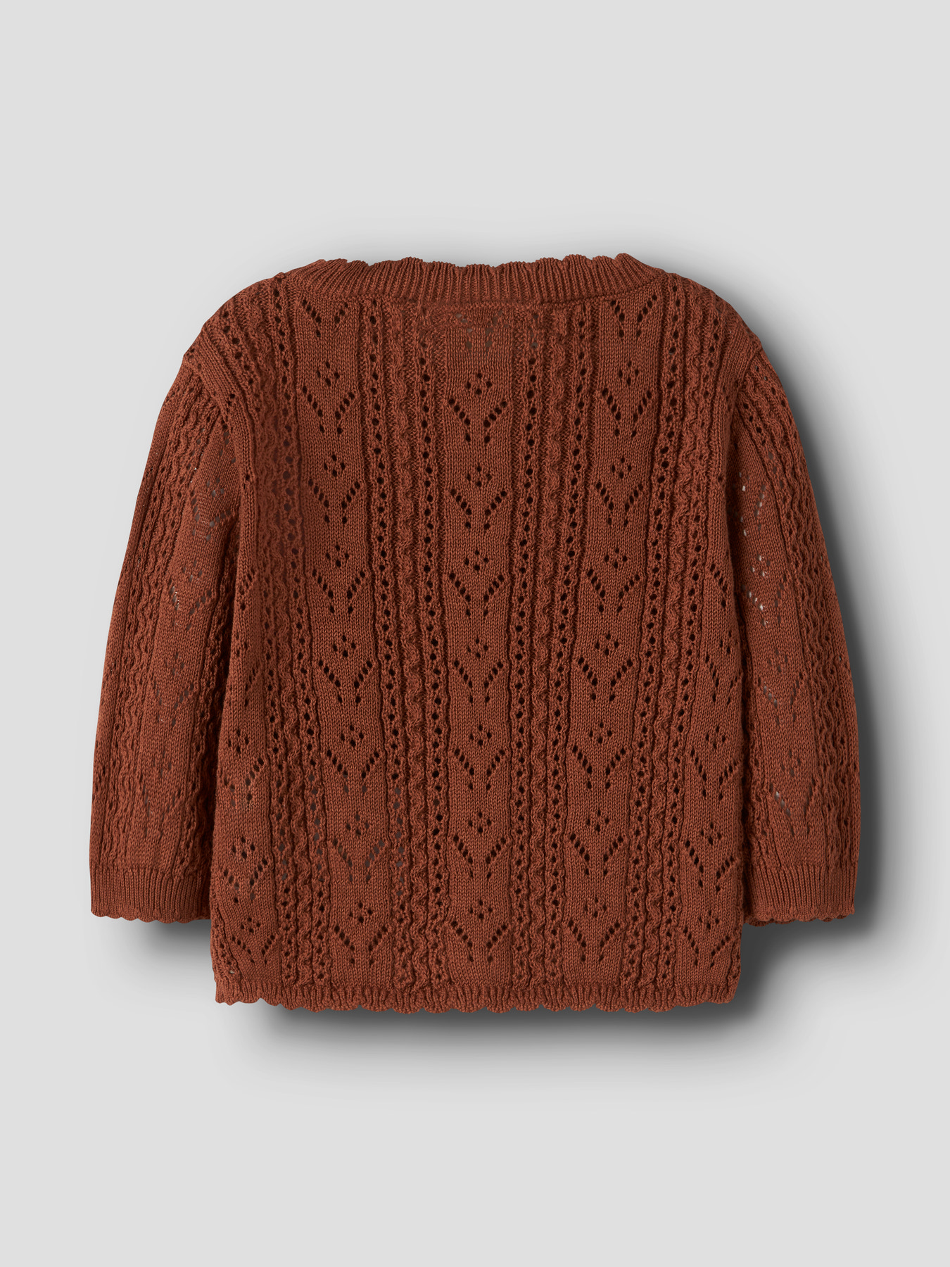 NBFKAJSA KAS LS KNIT CARD LIL Maple Syrup - 3