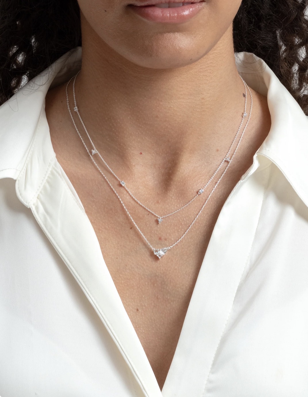 Celestial halsband silver