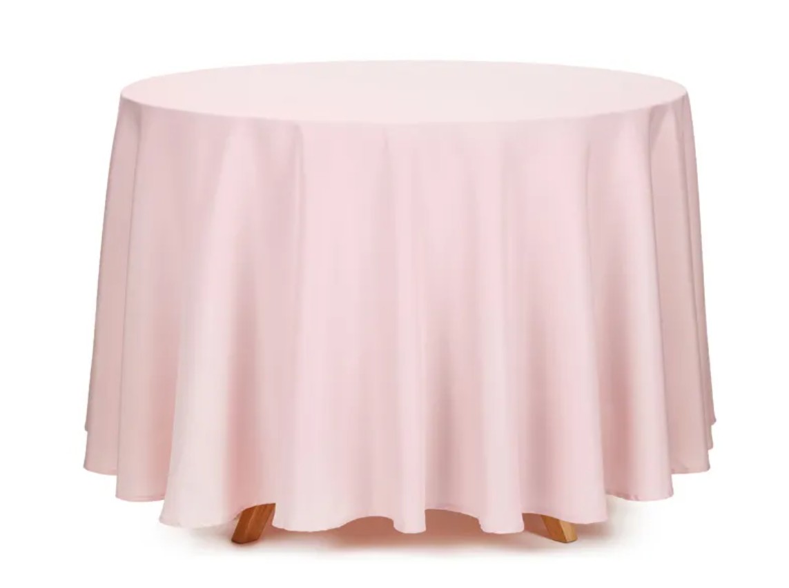 Bordsduk textil | 230 cm | Ljusrosa