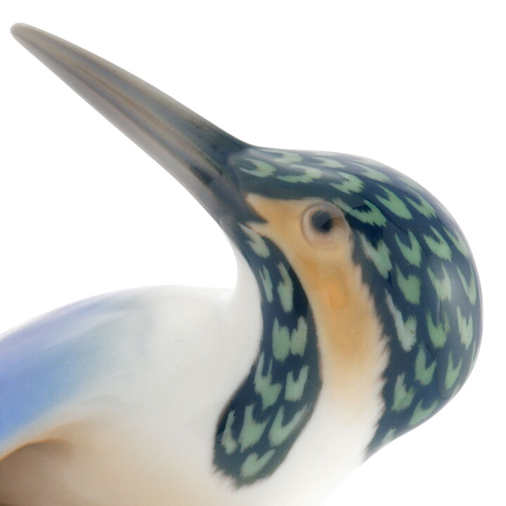 Jens Peter Dahl-Jensen (20th Century) Colorful Bird Figurine 12 cm #1619 (2)