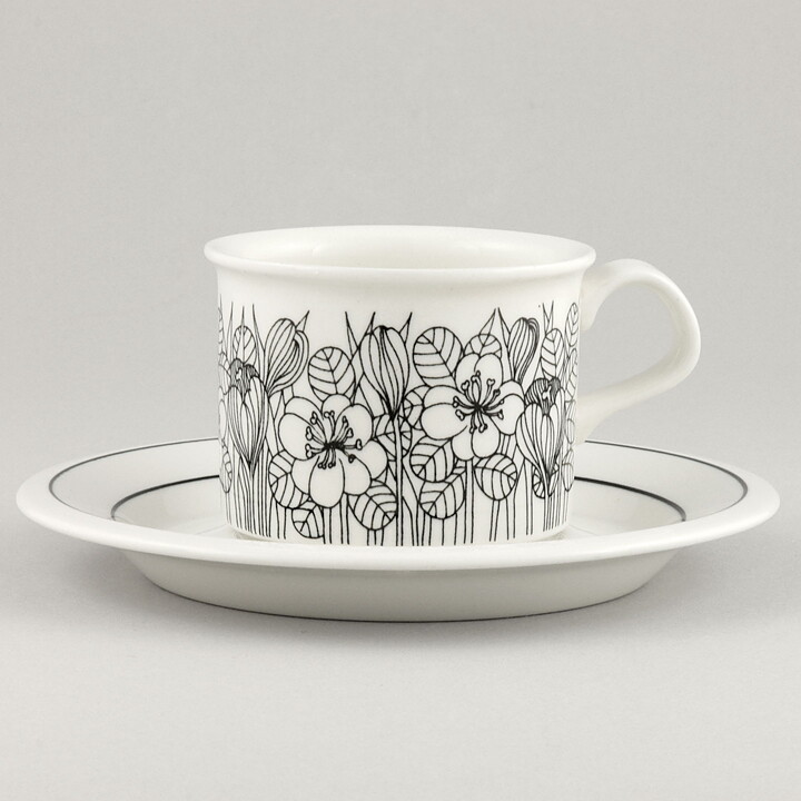 エステリ・トムラ  Krokusシリーズ  花柄のコーヒーカップ  10cm  1978年  [サンプル画像]