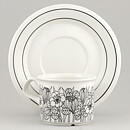 Esteri Tomula (Krokus 1978) Coffee Cup with Graphic Flower Decor 10 cm  [Sample Images]