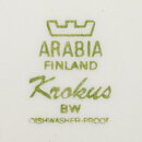 Esteri Tomula (Krokus 1978) Plate with Graphic Flower Decor 17 cm  [Sample Images]