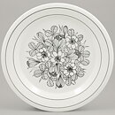 Esteri Tomula (Krokus 1978) Plate with Graphic Flower Decor 17 cm  [Sample Images]