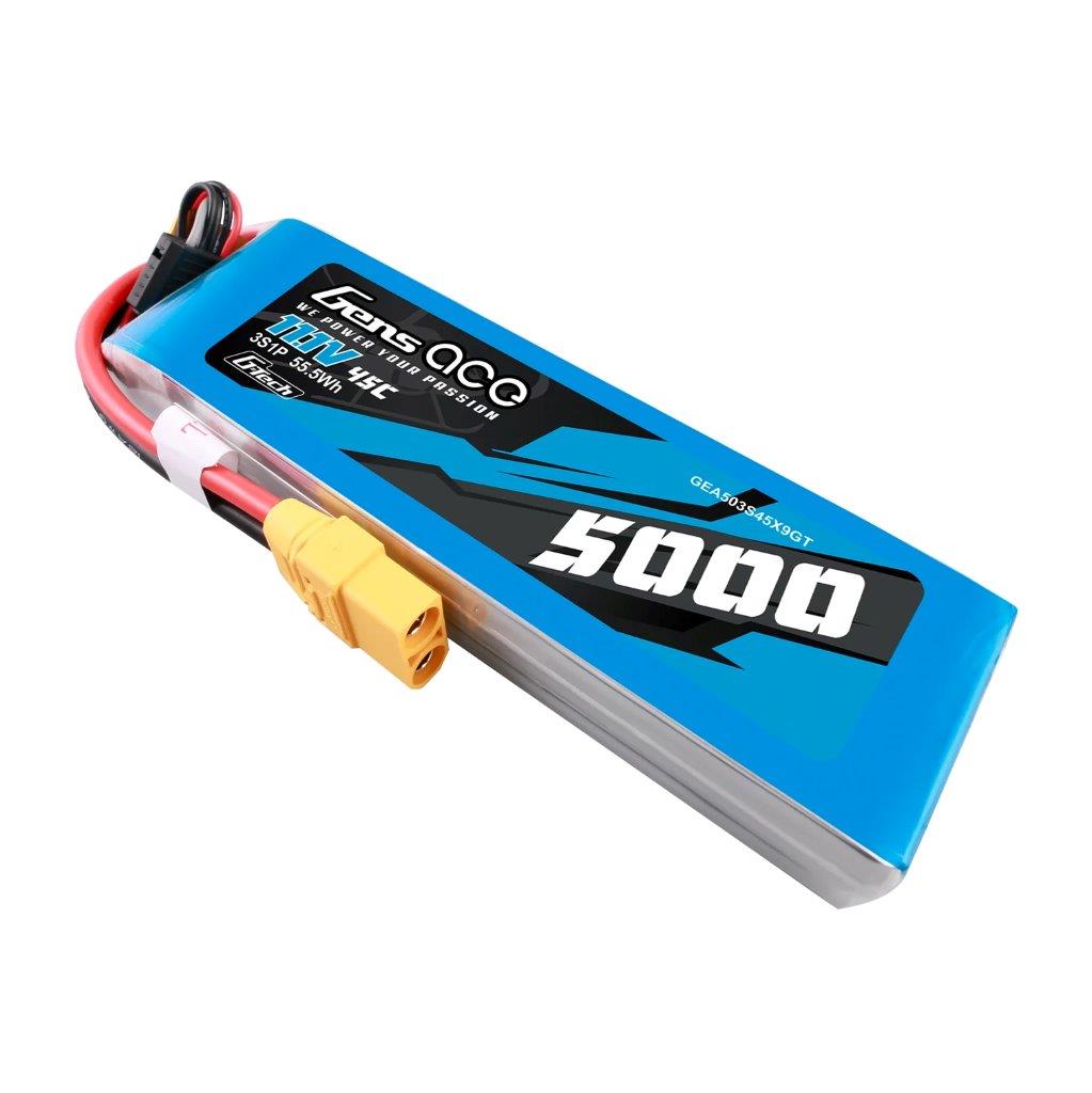 GensAce G-Tech 5000mAh 11.1V 45C 3S1P lipo battery with XT90 Plug - 4