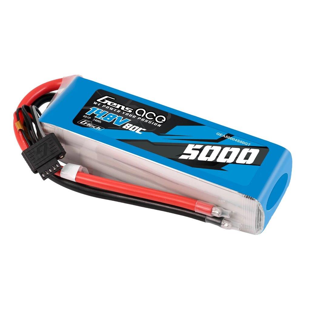 GensAce G-Tech 5000mAh 14.8V 80C 4S1P Lipo Battery (F5B) - 3