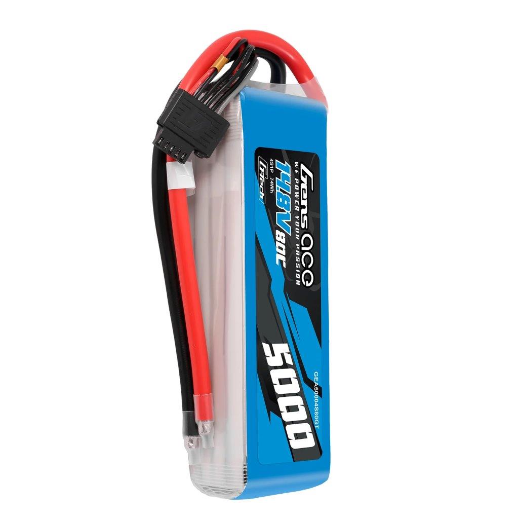 GensAce G-Tech 5000mAh 14.8V 80C 4S1P Lipo Battery (F5B) - 4
