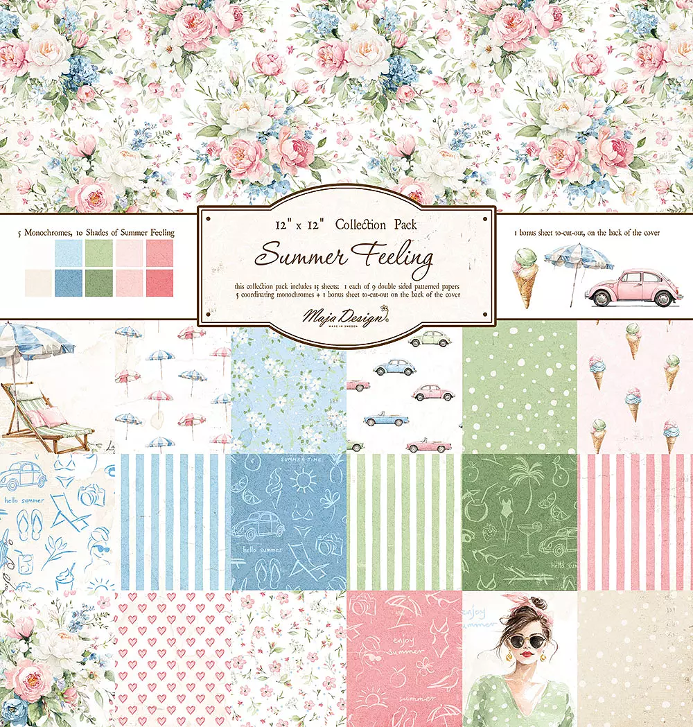 MAJA DESIGN -Summer Feeling - 12x12" Collection pack