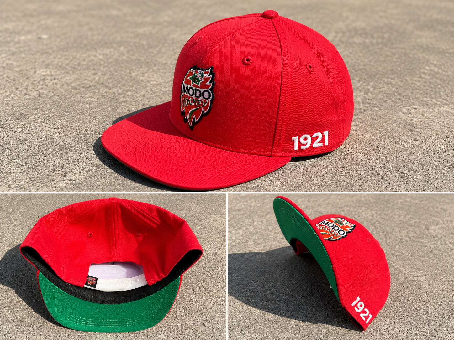 MoDo Kids Cap Straight Red/Green