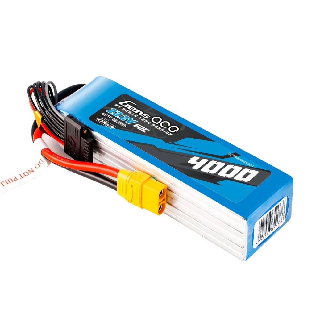 GensAce G-tech 6S 4000mAh 60C 22.2V Lipo Battery with XT90 Plug - 5