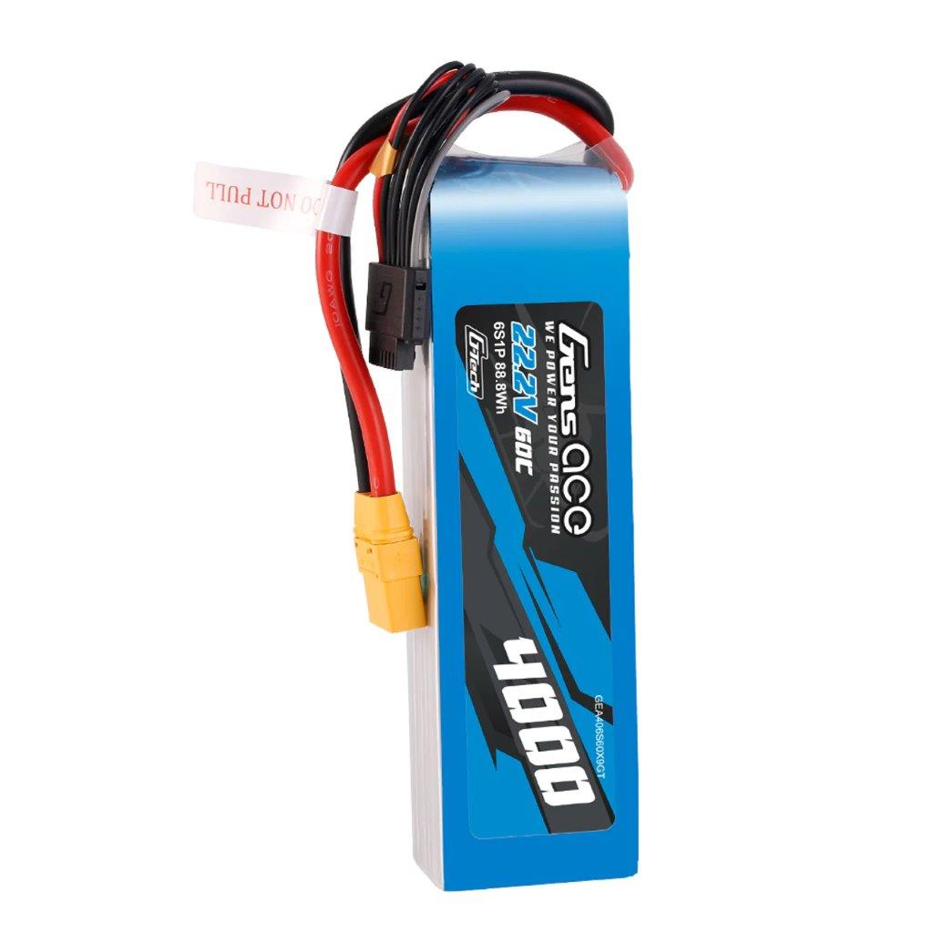 GensAce G-tech 6S 4000mAh 60C 22.2V Lipo Battery with XT90 Plug - 4
