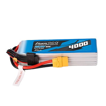 GensAce G-tech 6S 4000mAh 60C 22.2V Lipo Battery with XT90 Plug
