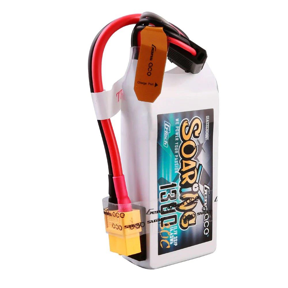 GensAce G-Tech Soaring 1300mAh 11.1V 30C 3S1P Lipo Battery Pack with XT60 Plug - 4