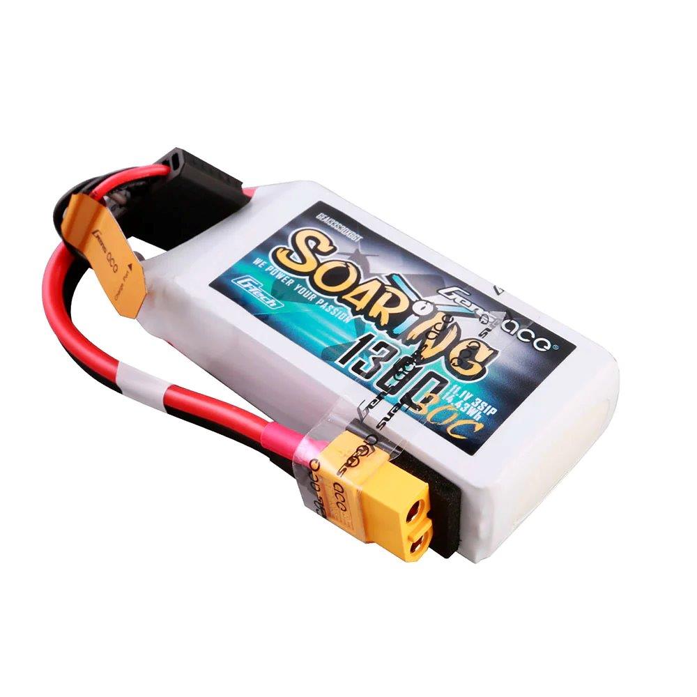 GensAce G-Tech Soaring 1300mAh 11.1V 30C 3S1P Lipo Battery Pack with XT60 Plug - 5