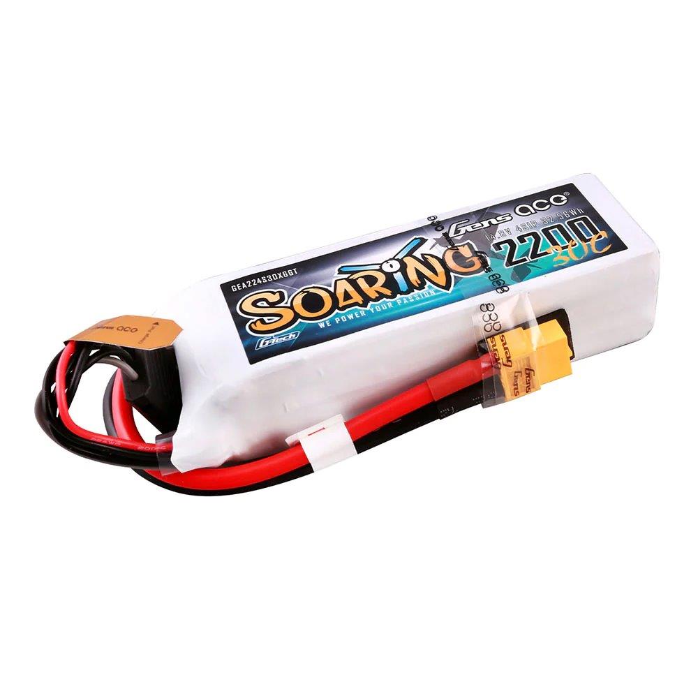 GensAce G-Tech Soaring 2200mAh 14.8V 30C 4S1P Lipo Battery Pack with XT60 plug - 4