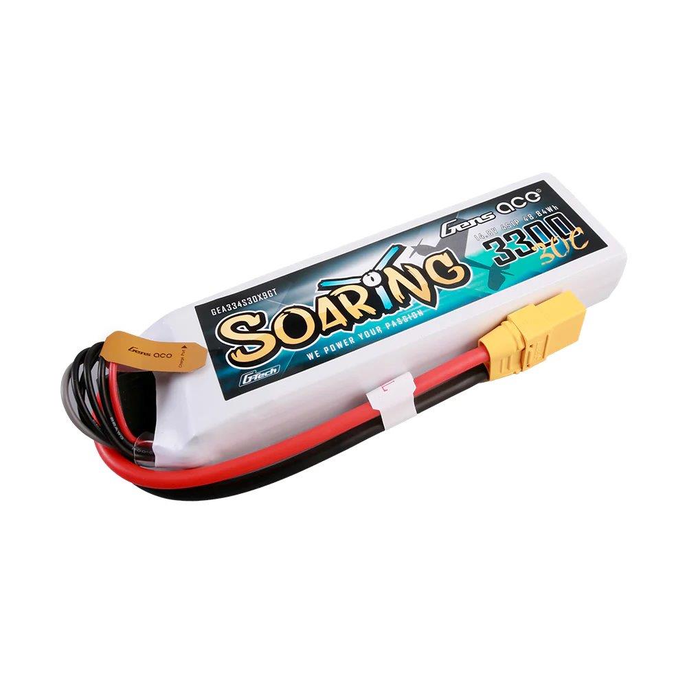 GensAce G-Tech Soaring 3300mAh 14.8V 30C 4S1P Lipo Battery Pack with XT90 plug - 5