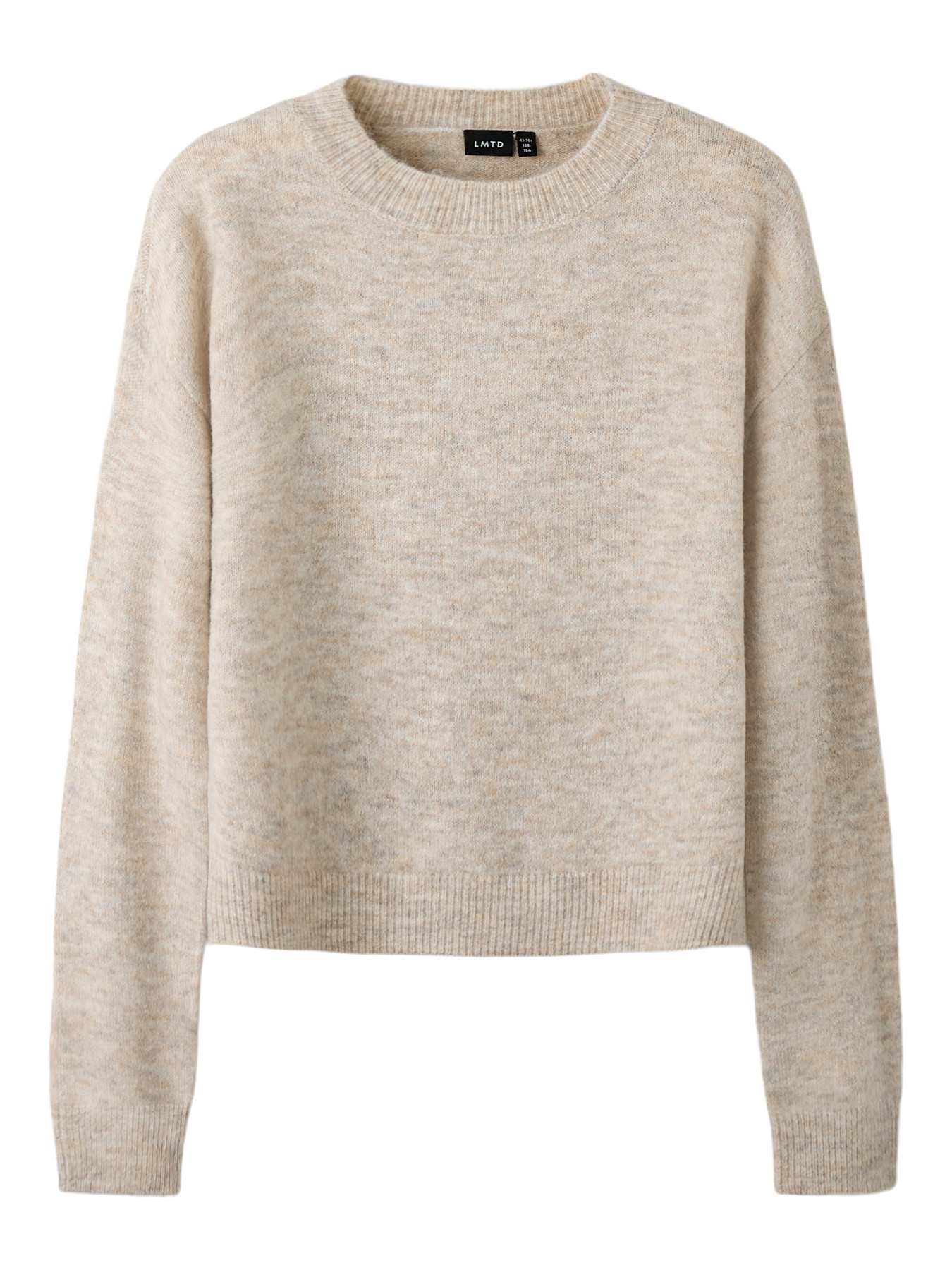 NLFLODET LS SHORT KNIT NOOS Peyote Melange