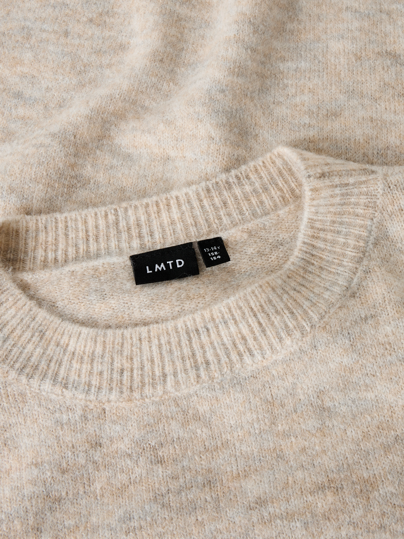 NLFLODET LS SHORT KNIT NOOS Peyote Melange - 4