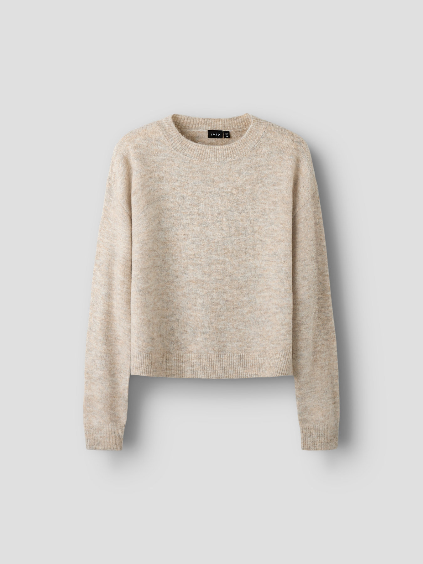 NLFLODET LS SHORT KNIT NOOS Peyote Melange - 2