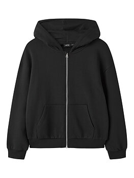 NLNNEVO LS L BRU SWEAT CARDIGAN NOOS Black