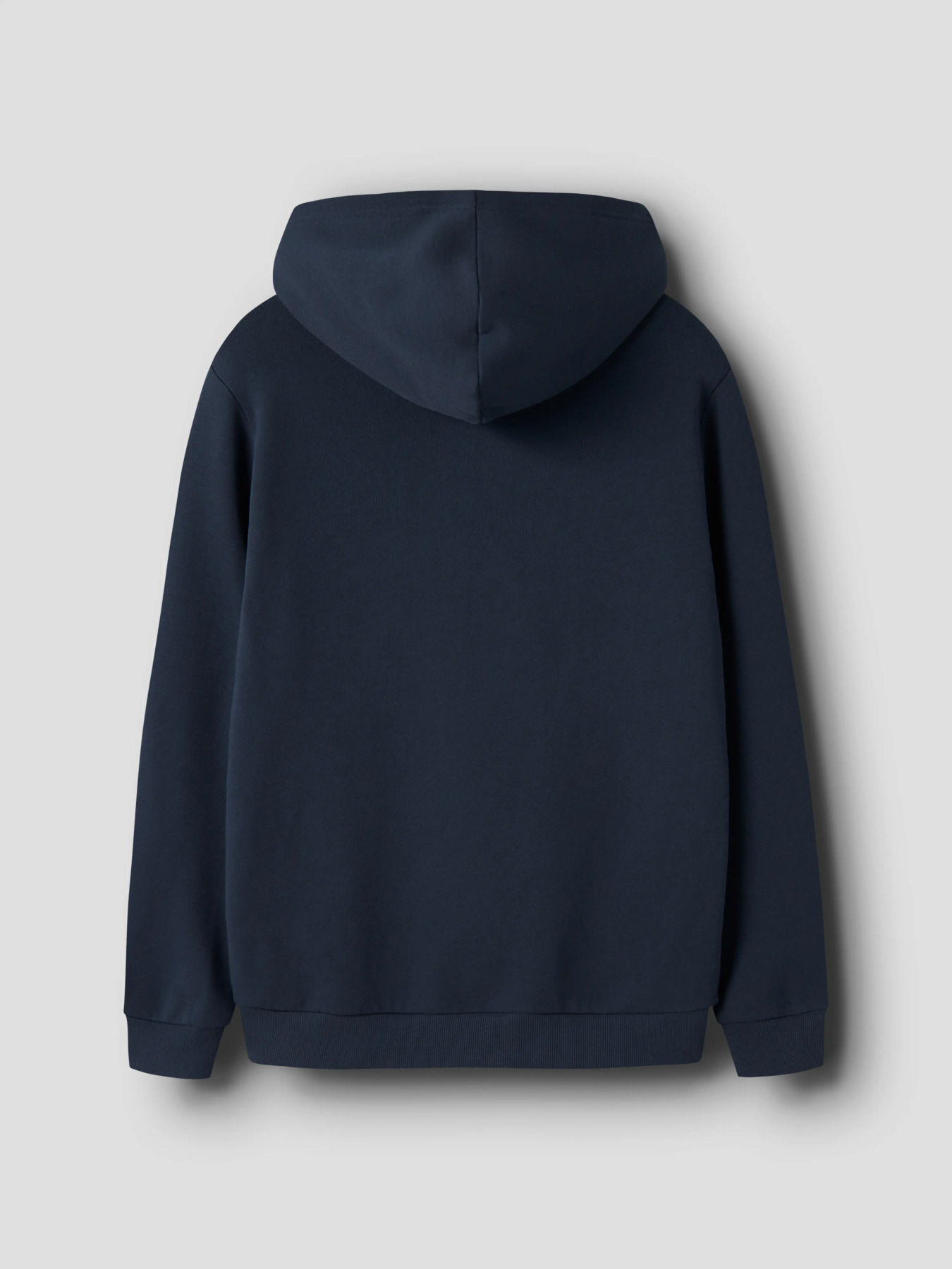 NLMFAMSE LS BRU SWEAT W. HOOD Navy Blazer - 3