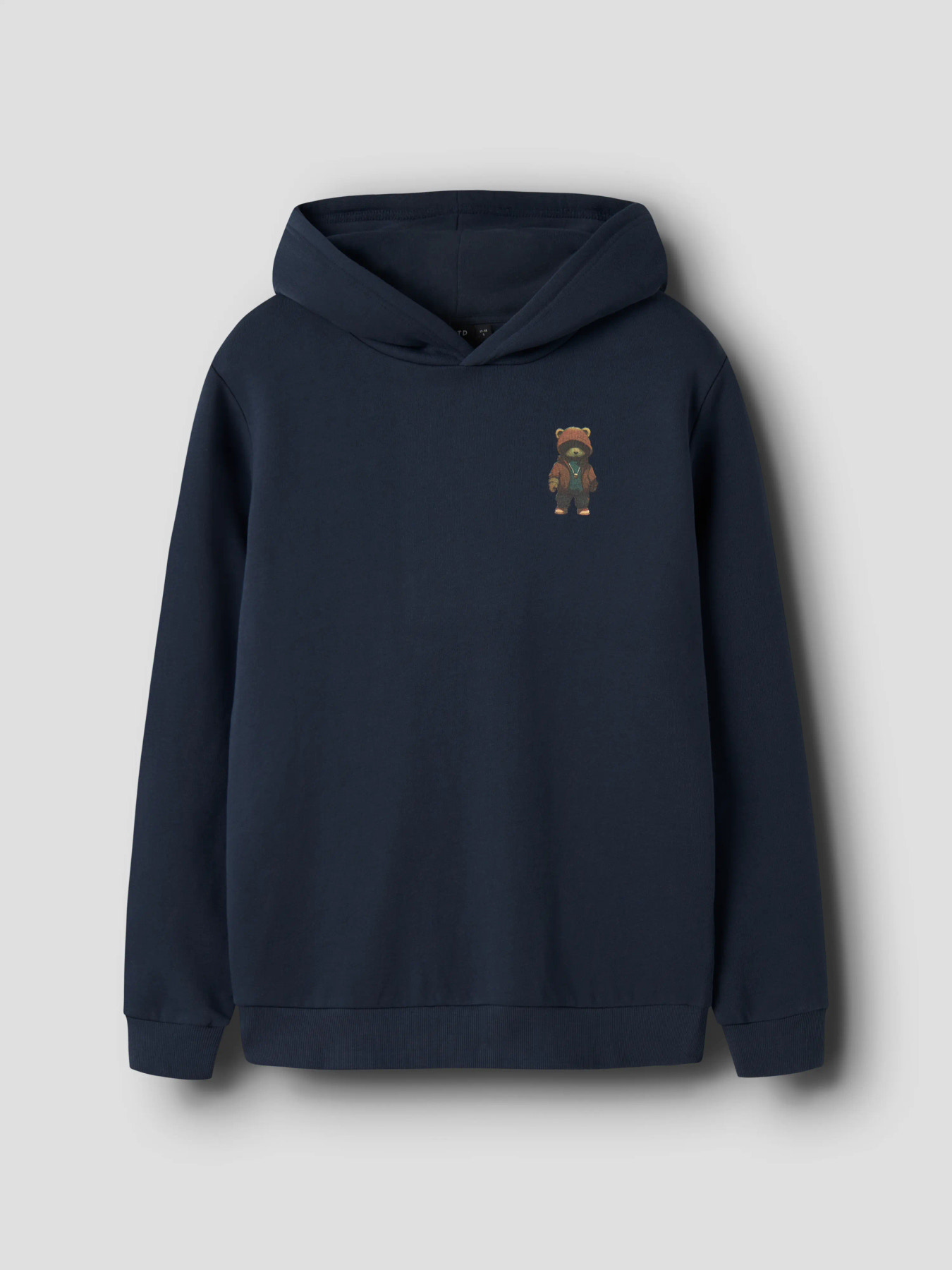 NLMFAMSE LS BRU SWEAT W. HOOD Navy Blazer - 2