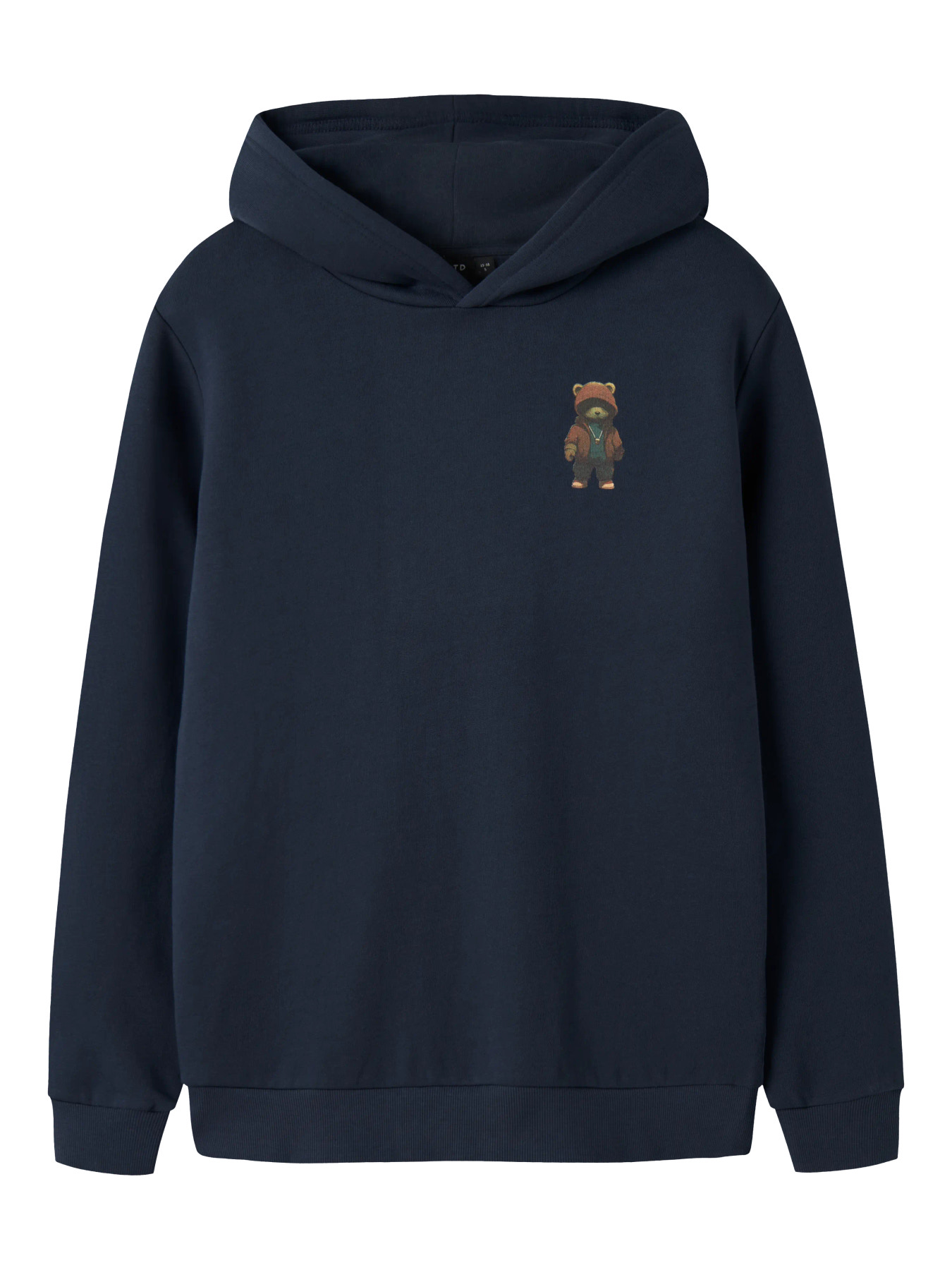 NLMFAMSE LS BRU SWEAT W. HOOD Navy Blazer