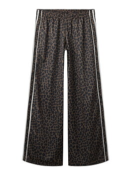NLFKLARA LEO LW WIDE PANT Chocolate Chip W. Delicioso