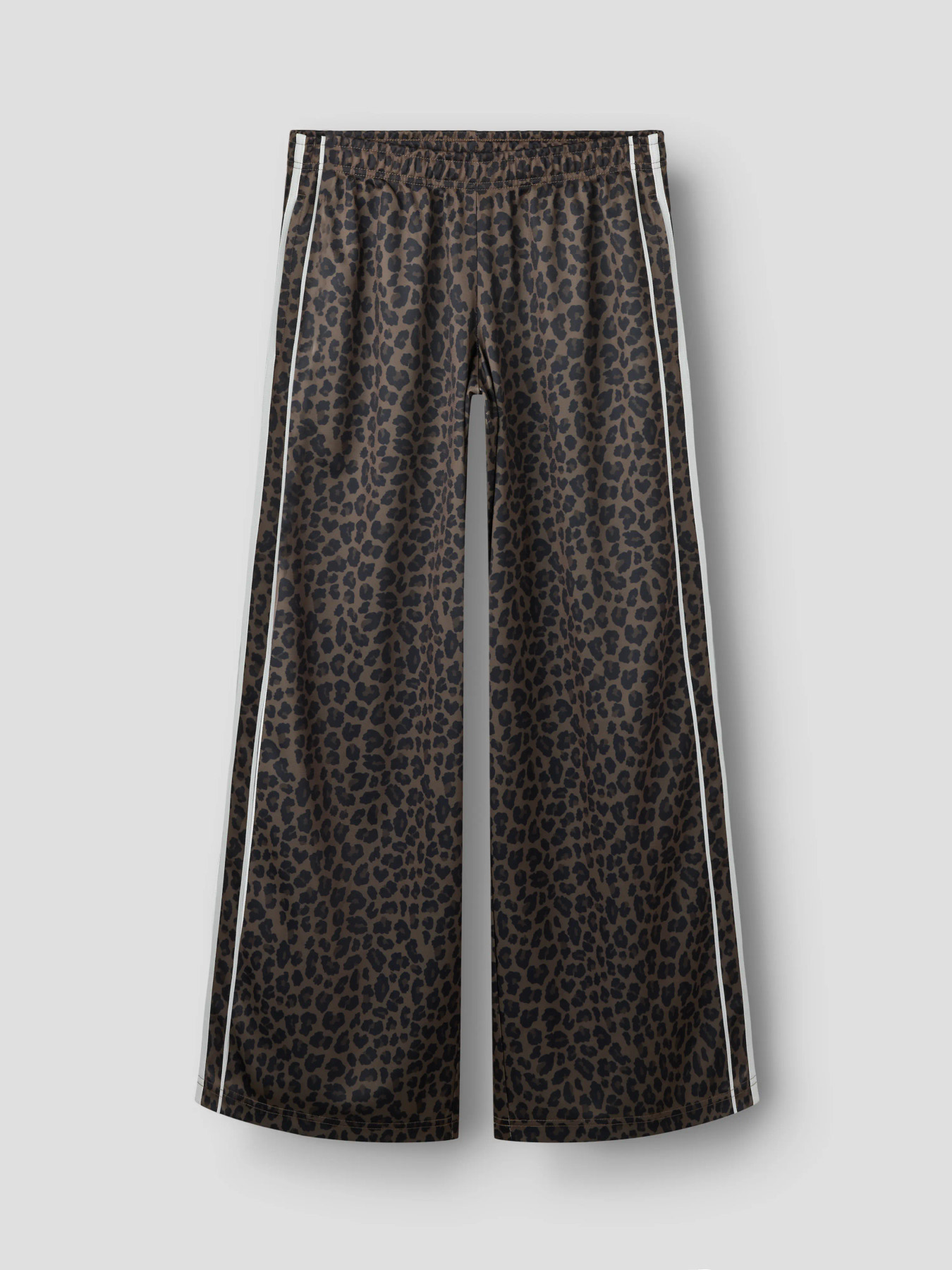 NLFKLARA LEO LW WIDE PANT Chocolate Chip W. Delicioso - 2