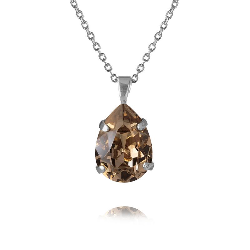 Caroline Svedbom Mini Drop Necklace Greige - 3