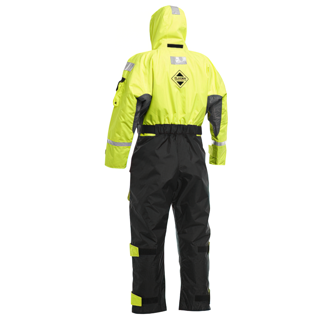 Flytoverall Fladen 845XY svart/gul - 2