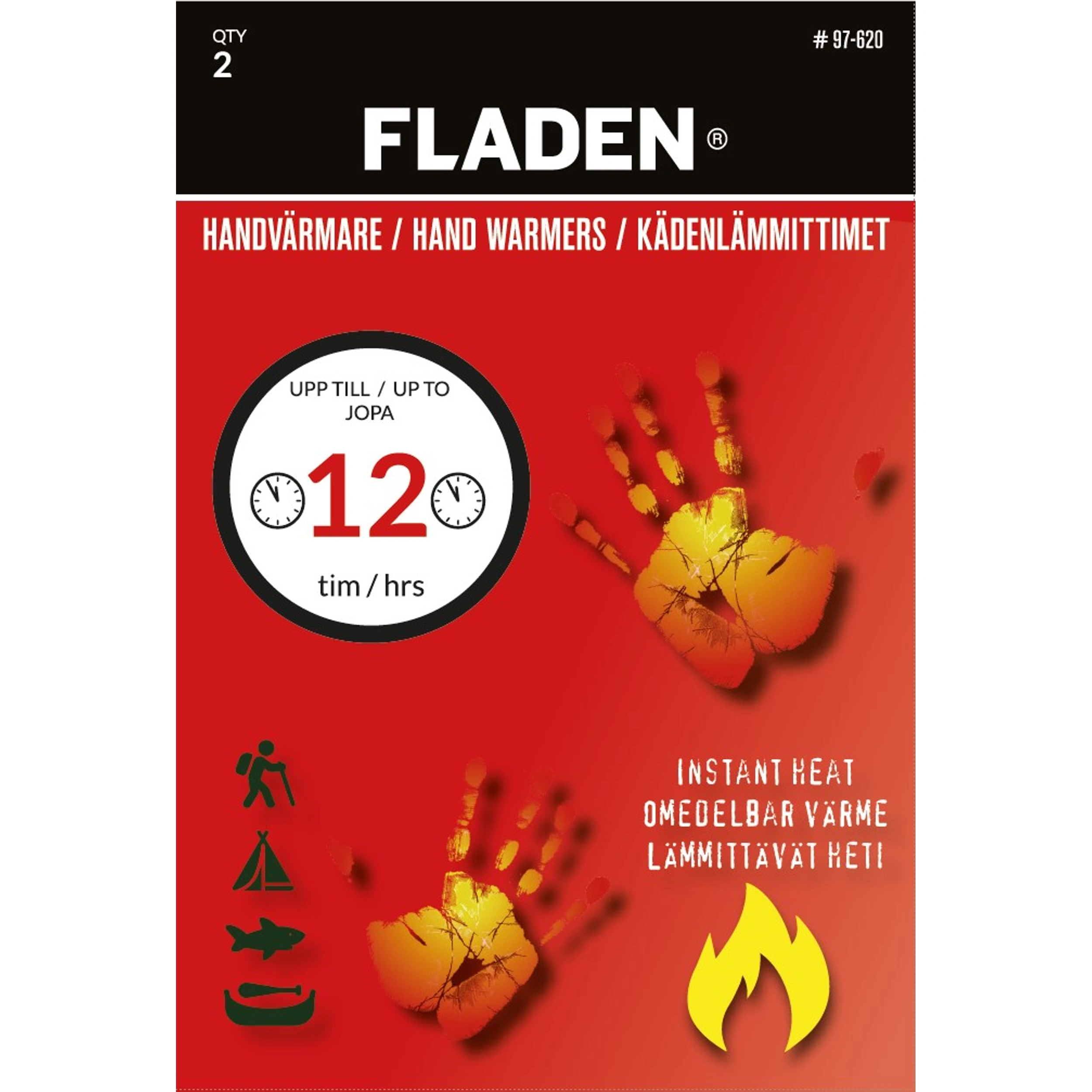 Handvärmare Fladen 2-pack