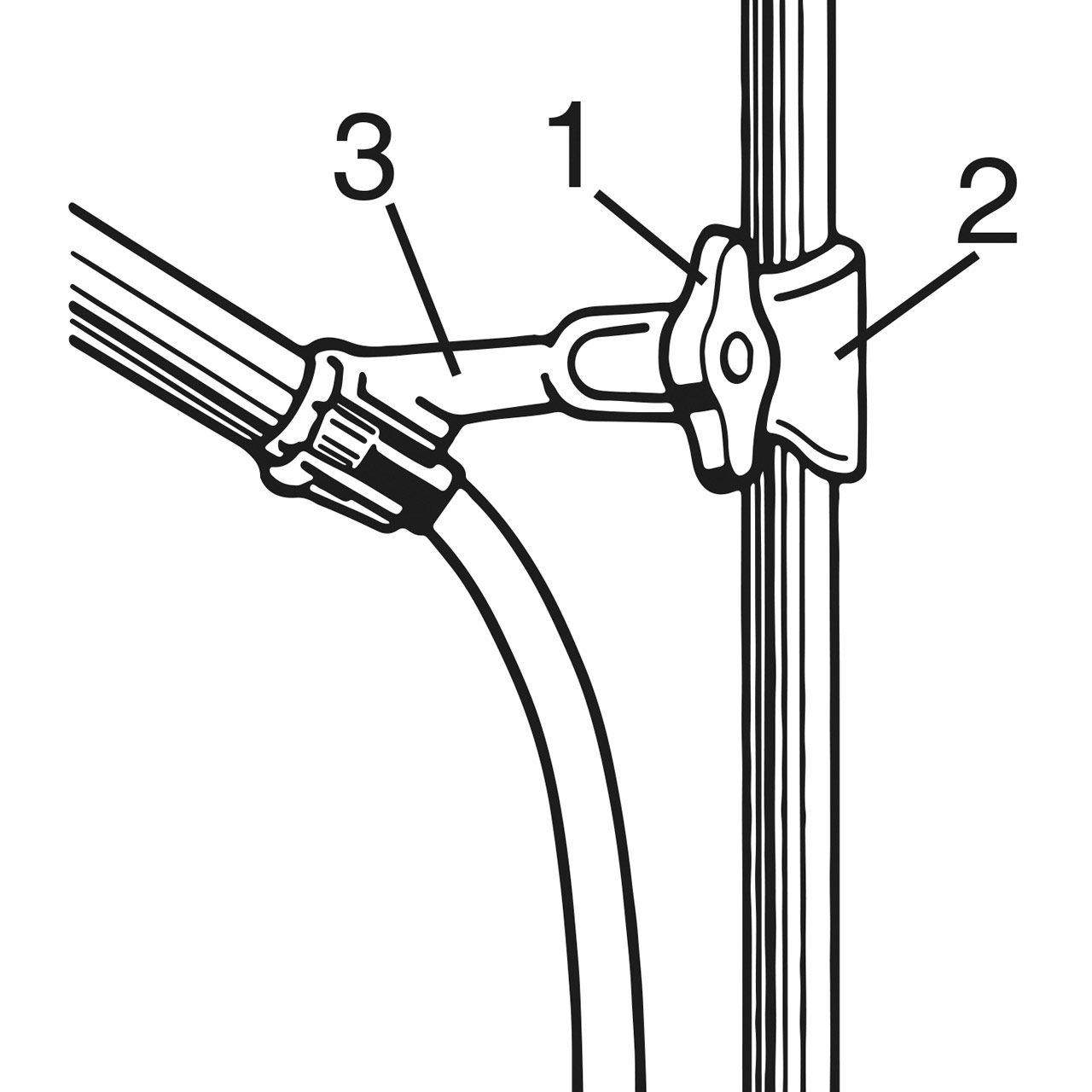 Hånddusjholder Glider krom - 2